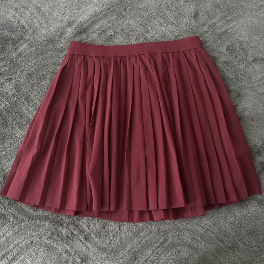 Mini pleated skirt